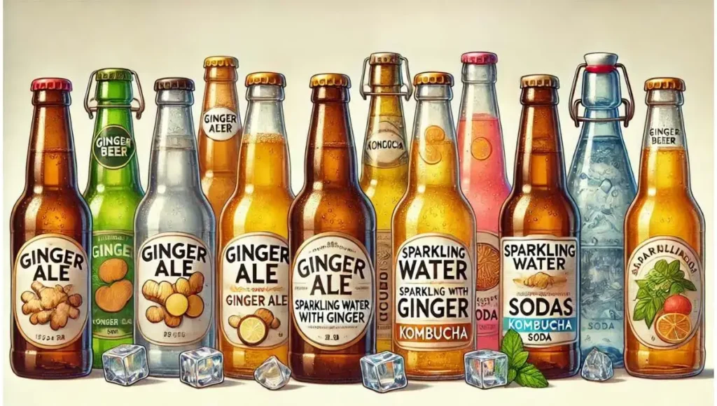 Explore ginger beer alternatives like ginger ale, kombucha, and sparkling water, and whether ginger beer has caffeine.