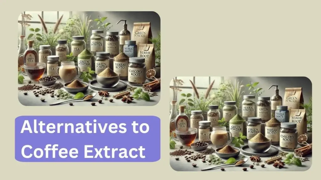 Explore alternatives to coffee extract and learn if they contain caffeine, answering 'does coffee extract have caffeine