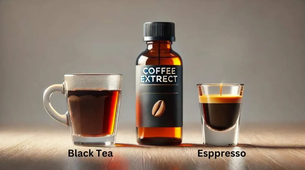 Compare caffeine levels in various drinks and learn how coffee extract fits in, answering 'does coffee extract have caffeine
